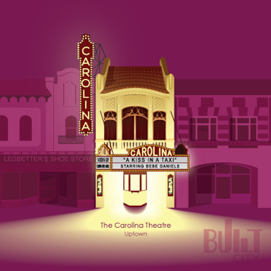 Original Illustration of Carolina Theatre